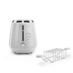 De'Longhi Delonghi Eclettica Whimsical White Toaster - CTY2103.W