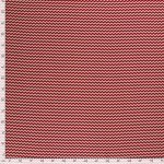 Woven Visse Linen Chevron Red 19159-015