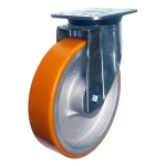Yellow Pu On Cast Iron Castor 420 Series Utb