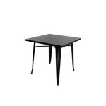 Modern Steel And Glass Dining Table