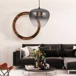 Mallorca Smokey Glass Pendant Light