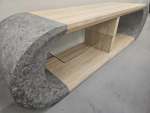 Brand New Plasma Stand Natural grey