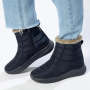Pierre Cardin Eskimo Fur Collar Ankle Boot - Navy - 8