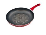 28CM Red Non-stick Frying Pan With Heat-resistant Handle AY129-006