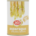 360 Food Solutions White Asparagus Spears 430G