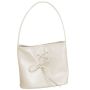Korean Stylish Small Shoulder Bucket Bag - White