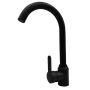 Black Matte Finish Kitchen Sink Faucet - Single-handle
