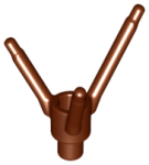 Parts Plant Flower Stem With Bottom Pin 24855 - Reddish Brown