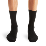 Logo Socks High 3-PACK Black Premium Running Socks - XS
