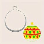 Stainless Steel Christmas Ornament Cookie Cutter - Perfect For Festive Baking