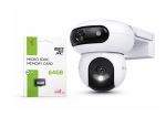 Dual-lens Security Camera With Ai Detection Color Night Vision & Full 360