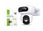 Dual-lens Security Camera With Ai Detection Color Night Vision & Full 360
