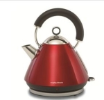 Morphy Richards - 1.5 Litre Pyramid Kettle - Metallic Red
