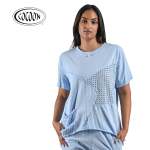 Cocoon Anglaise Patch T-Shirt - Sky L xl
