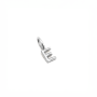 E ~ Alphabet Charm In Silver