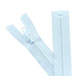 Sawoake 2PCS 5 11 Inch Separating Jacket Zippers For Sewing Coats Jacket Zipper Sky Blue Molded Plastic Zippers Bulk Tailor Diy