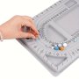 DIY Jewelry Making Kit: Bead Design Board With Measuring Tray - Perfect For Bracelets & Necklaces