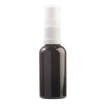 30ML Black Glass Aromatherapy Bottle With Serum Pump - White 18 410