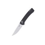 CRKT 7075 Q Compact Crossbar Lock Black Grn Handle With Stone Wash Blade Finish