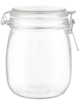 Glass Clip Jar 750ML - None None