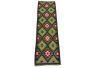 Carpetly - Beautiful Afghan Maimana Kilim - 204 X 63 Cm