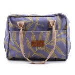 Shoe Bag Grey green Leaf - Grey green Leaf - Fabric