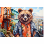Deco Print Hipster Animal 1