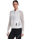 Women's Ua Run Anywhere Storm Jacket - White XL