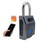 Bluetooth Smart Lock Box With Fingerprint & App Control- Black