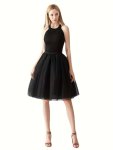 Elastic Waist Band Mesh Skirt Casual Solid Color A-line Skirt For Spring & Summer Women's Clothing