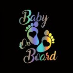 Car Stickers Footboard Babyonboard Car Stickers Creative Car Decals Mother And Baby Must Have Maternity Must Have Car Stickers
