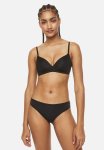 3 Pack Lace-trimmed Brazilian Briefs - Black
