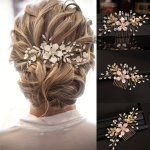 Wedding Hair Comb Golden Bridal Hair Comb Rhinestone Hair Comb Crystal Hair Comb Wedding Hair Clip