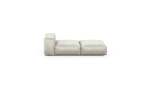 Lounger - Velvet - Creme - 199CM X 84CM