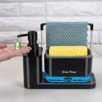 Dual Soap Dispenser With Sponge Holder