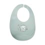 3 Pack - Cartoon Puppy Print Silicone Baby Feeding Bib - Blue