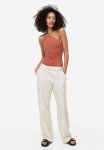 Cargo Trousers - Light Beige