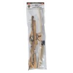 Elastic-driven Wooden Crossbow 4 Piece