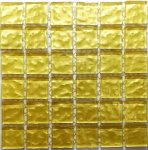 Metallic Texture Mosaic Summer Sun Tiles Sheet Size 15X15CM