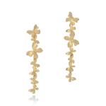 Flight Cascade Earrings Long - 18KT Yellow Gold Vermeil