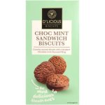 D'licious 200g Sandwich Biscuit Mint Chocolate