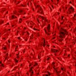 Marforever 200G 7OZ Red Crinkle Shredded Paper Filler For Gift Baskets Raffia Grass Confetti Cut Paper Shred For Christmas Baske