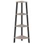 Palma 4-TIER Corner Display Shelf Stand Greige