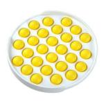 4AKID Plastic Large Round Fidget Popper - Yellow