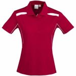 Ladies United Golf Shirt Red