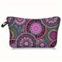 Colorful Mandala Art Pattern Cosmetic Bag Makeup Bag Zipper Pouch Lightweight Makeup Organizer For Travel Pencil Pouch Toiletry Bag For Women And Men