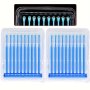 10pcs Dental Adhesive Applicator Sticks With Tips For Crowns Veneers & Braces - Easy Use No Residue Bonding Tools