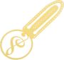 Metal Music Note Bookmark Treble Symbol Style Hollowed Classical Design