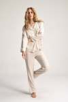 Long Sleeve Pj Set - Aero Stone - Large