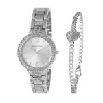 Ladies Silver Watch With Bracelet -HBSL4050